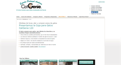 Desktop Screenshot of catgenie.es
