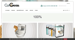 Desktop Screenshot of catgenie.cz
